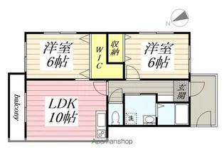 サンマリオン壱番館【2階】の間取り