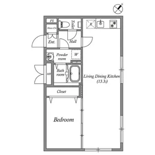 LEGALAND都立大学II【3階】の間取り