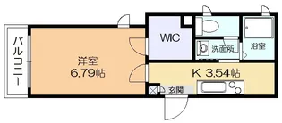 1Kの間取り画像