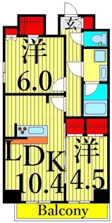 東京都荒川区西尾久4【マンション】の間取り