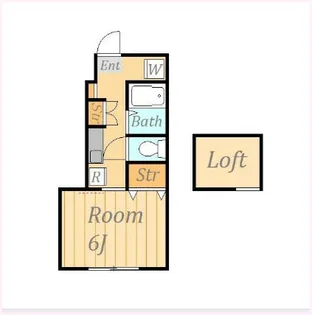 レグルス西谷【2階】の間取り