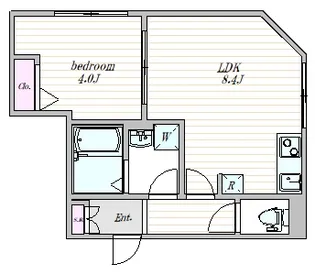 ザ・クラスアーバンス早稲田南【3階】の間取り
