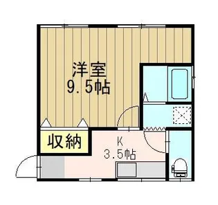 桔梗野ハイムI【2階】の間取り