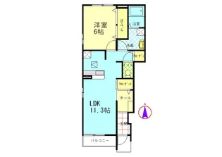 セリーナ B棟【1階】の間取り