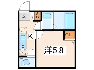 FAN CREST【1階】の間取り