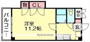 アーバンフィールド東II【2階】の間取り