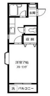 ウエストヴィレッジ14【1階】の間取り