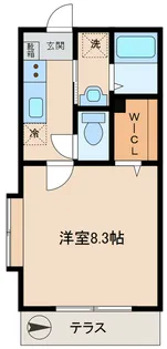 フローラ野毛【1階】の間取り