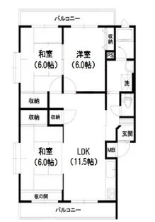 第3センチュリーパーク【1階】の間取り