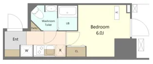 Alivis船橋East【2階】の間取り