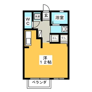 グラビス B【1階】の間取り