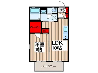 ミラージュ【2階】の間取り