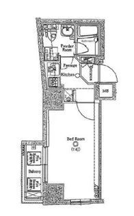 東京都江東区永代1【マンション】の間取り
