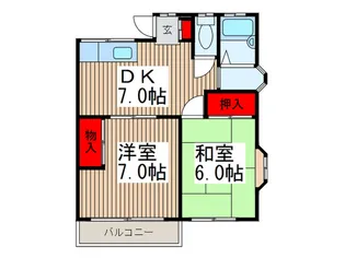 グリ-ンメゾン榎本【2階】の間取り