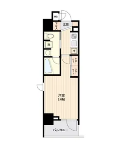 アジールコート雪が谷大塚【9階】の間取り