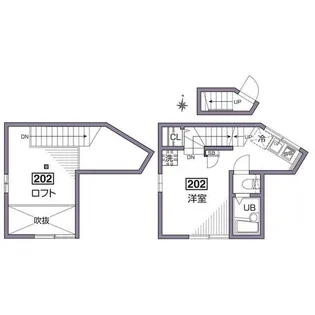 東京都世田谷区桜新町1【アパート】の間取り