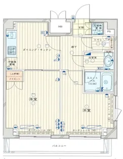 ルーブル森下【3階】の間取り