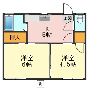 東京都江戸川区西篠崎1【アパート】の間取り