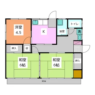 長野県長野市大字富竹【一戸建】の間取り
