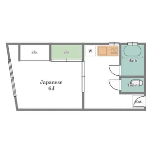 手塚ビル【2階】の間取り