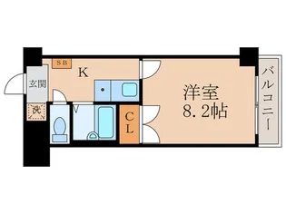 クレスト草津【10階】の間取り