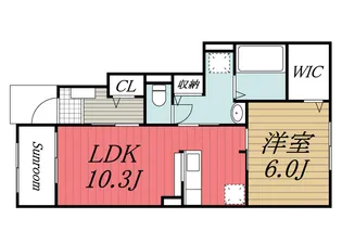 千葉県市原市加茂2【アパート】の間取り