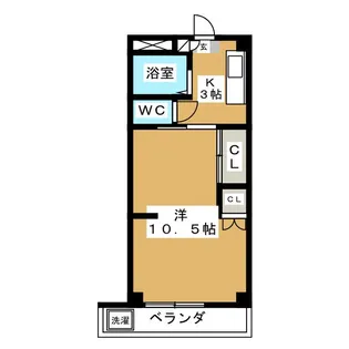 サンライフ坂口【4階】の間取り