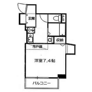 KDXレジデンス西院【3階】の間取り