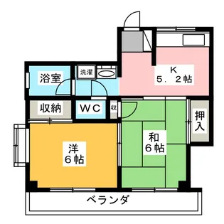 コーポ大西【3階】の間取り