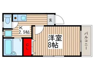 H.I.CUBE【1階】の間取り
