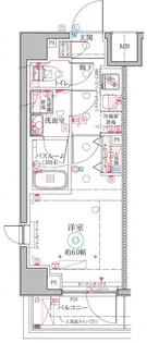 クレヴィスタ横浜天王町【7階】の間取り