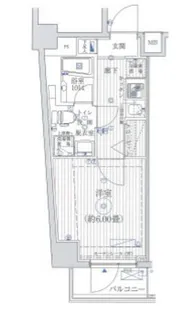 リライア東京イーストレジデンス【5階】の間取り