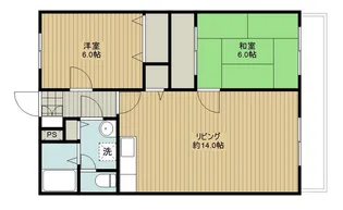 コーポ安部I【3階】の間取り