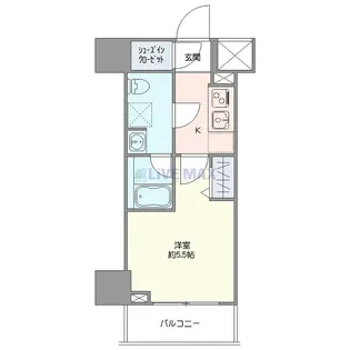 ジェノヴィア西川口III【6階】の間取り