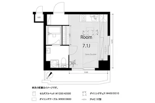 ダイアパレス隅田公園【2階】の間取り