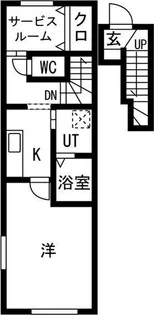 Mid Fair(ミッドフェア)【2階】の間取り