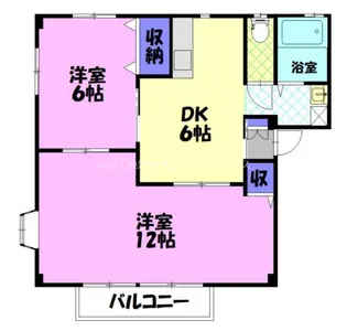 ニューエリールツムラ 1【1階】の間取り