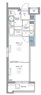 SYFORME NEXT IKEBUKURO WEST【5階】の間取り