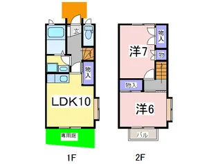 スカールガーデンハウスAの間取り