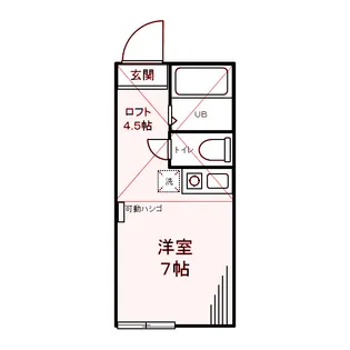 東白楽ラ・フロリディータ【2階】の間取り