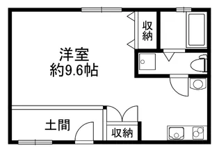 池之端ハウス【1階】の間取り