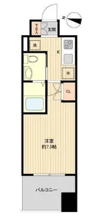 レジディア仙台上杉【14階】の間取り