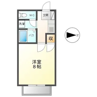 サニーY&K【1階】の間取り