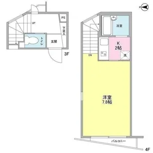 サブリナハウス【3階】の間取り