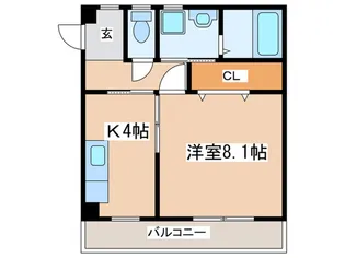 こばやしビル【3階】の間取り