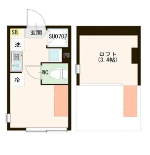 ル・ブラン井荻【2階】の間取り