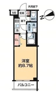 ARCOBALENO OHANAJAYA【4階】の間取り