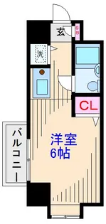 ユーコート新丸子【4階】の間取り