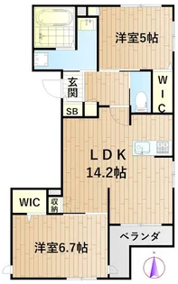 ステラ元住吉【2階】の間取り