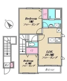 リバーサイドヴィラ【2階】の間取り
